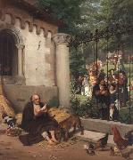 Eduard von Gebhardt Lazarus and the Rich Man oil painting artist